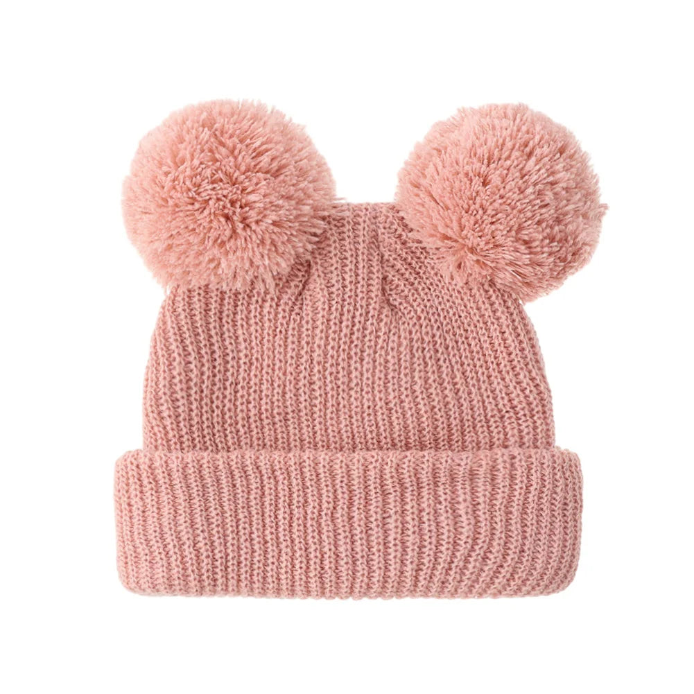 Baby Knotted Turban Hat for Newborns | Pom Pom Cap