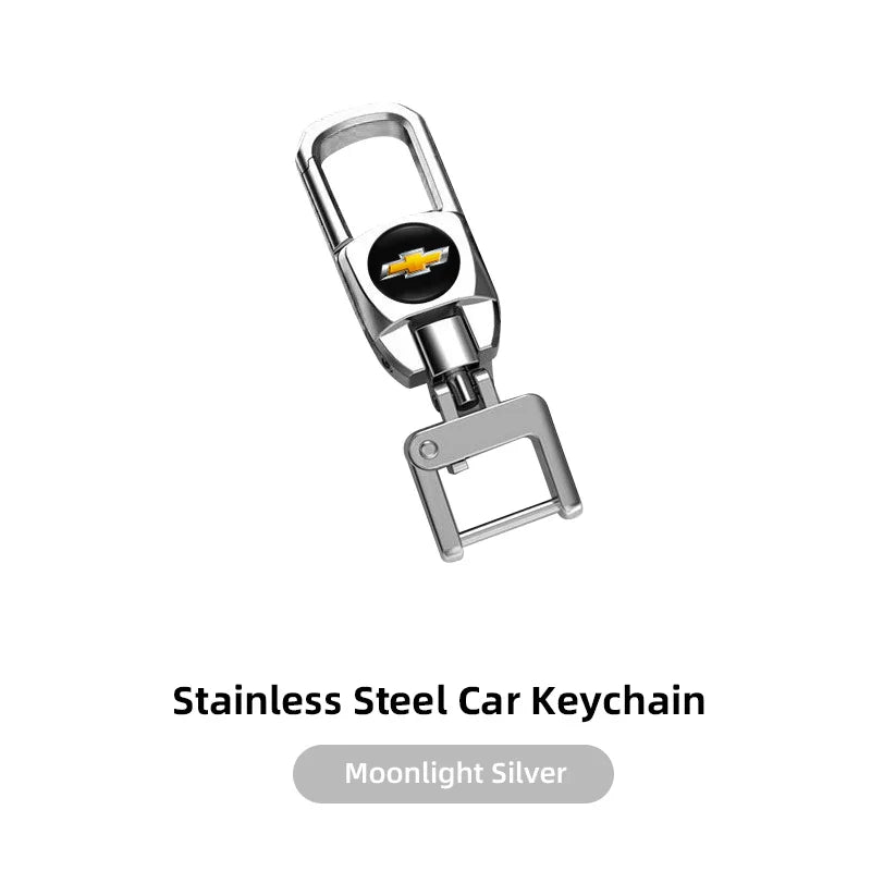 Chevrolet Metal Keychain Key Ring | Car Logo Pendant for Auto Accessories