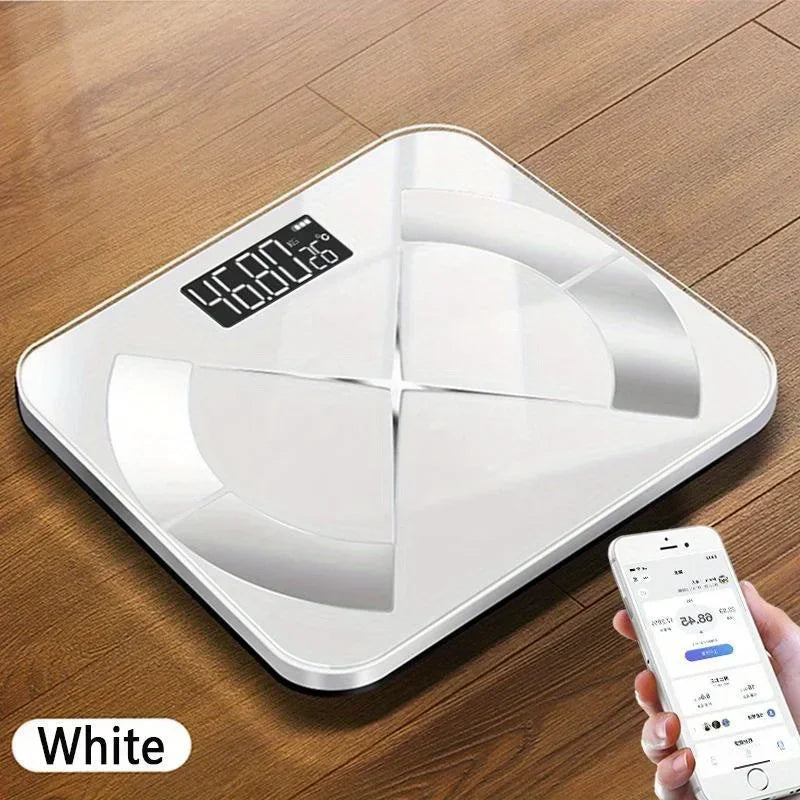 Smart Digital Scale – USB Rechargeable with LED Display and Bluetooth Connectivity