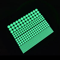 Glow in the Dark Wall Stickers | Luminous Dots Decals for Kids Room