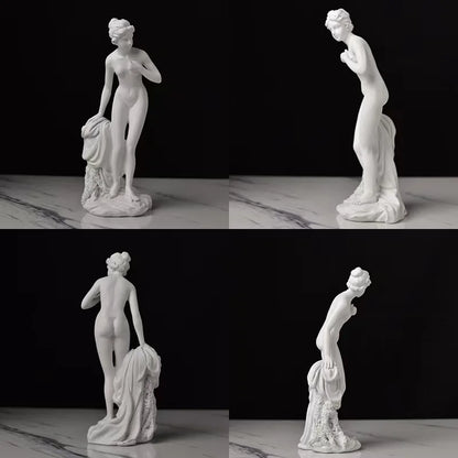 Birth of Venus Resin Statue Botticelli Inspired Greek Goddess Sculpture Roman Mythology Decor Classic Art Figure for Home Desk