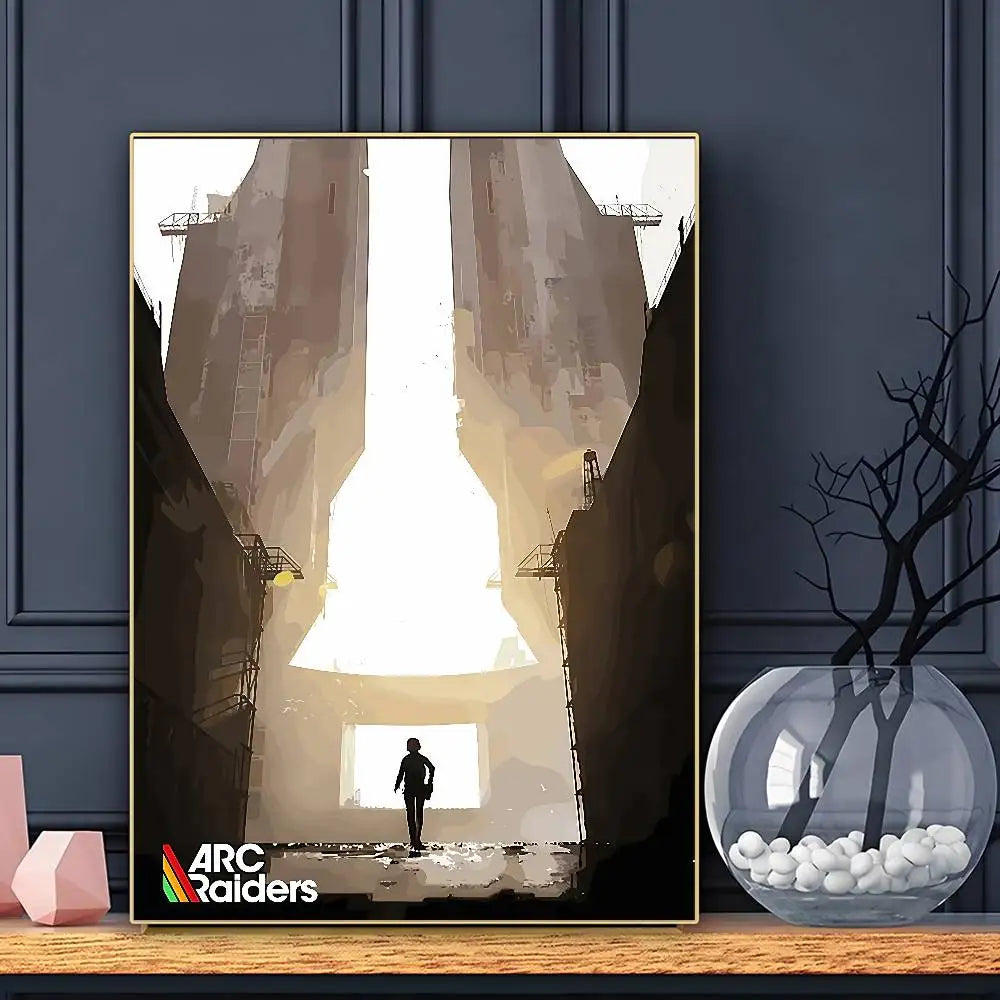 A-Arc R-Raiders Affiche de Jeu Art HD Adhésif Mural Imperméable Décoration Maison Salon Bar