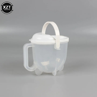 Portable Plastic Rice Cleaning Sieve | Hands-Free Kitchen Tool