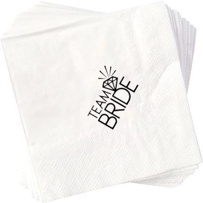 50PCS Bride to be Napkin Wedding Dinner Table Atmosphere Decoration Engagement Party Decoration Wedding Napkin
