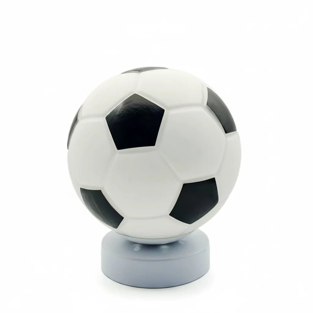 Football Table Lamp LED Desk Light Sports Bedroom Nightstand Home Decor