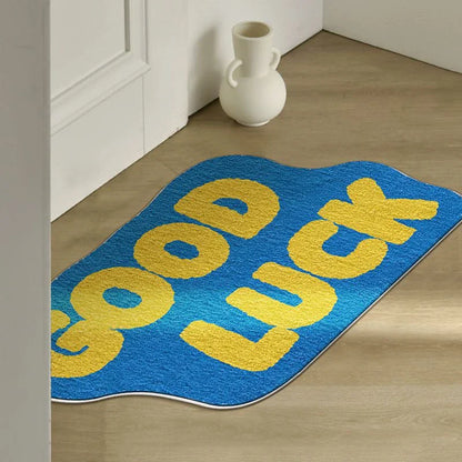 VIKAMAins Tapis imitation cachemire, décoration d'intérieur, effet rafraîchissant, lavable, pour entrée et paillasson de chambre, collection Dopamine.