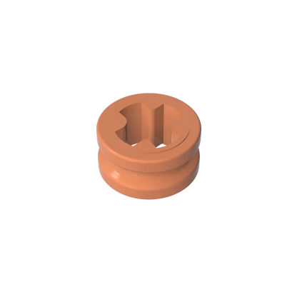 Gobricks GDS-616 Technical Bush 1/2 Smooth Building Blocks | Compatible with Lego 32123 4265