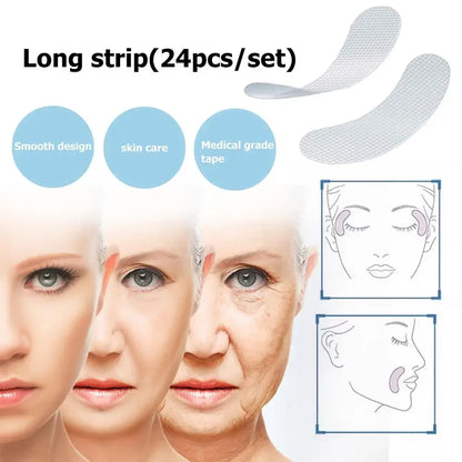 Facial Anti Wrinkle Tape Pads | V-Shape Face Lift and Skin Care Set