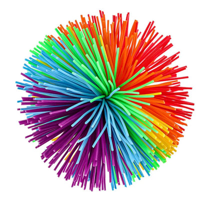 Rainbow Stringy Balls Sensory Fidget Toy | Party Favors & Outdoor Fun for Kids