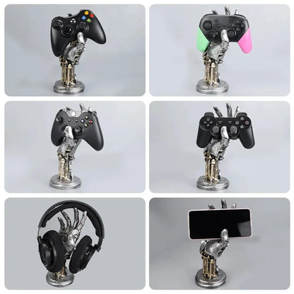 Cyberpunk Controller Stand Resin Holder for PS5 PS4 Xbox Switch Gamepad Display