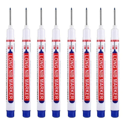 20mm Deep Hole Long Nib Markers Set | Multi-Purpose Perforating Pen for Metal, Wood, and Glass