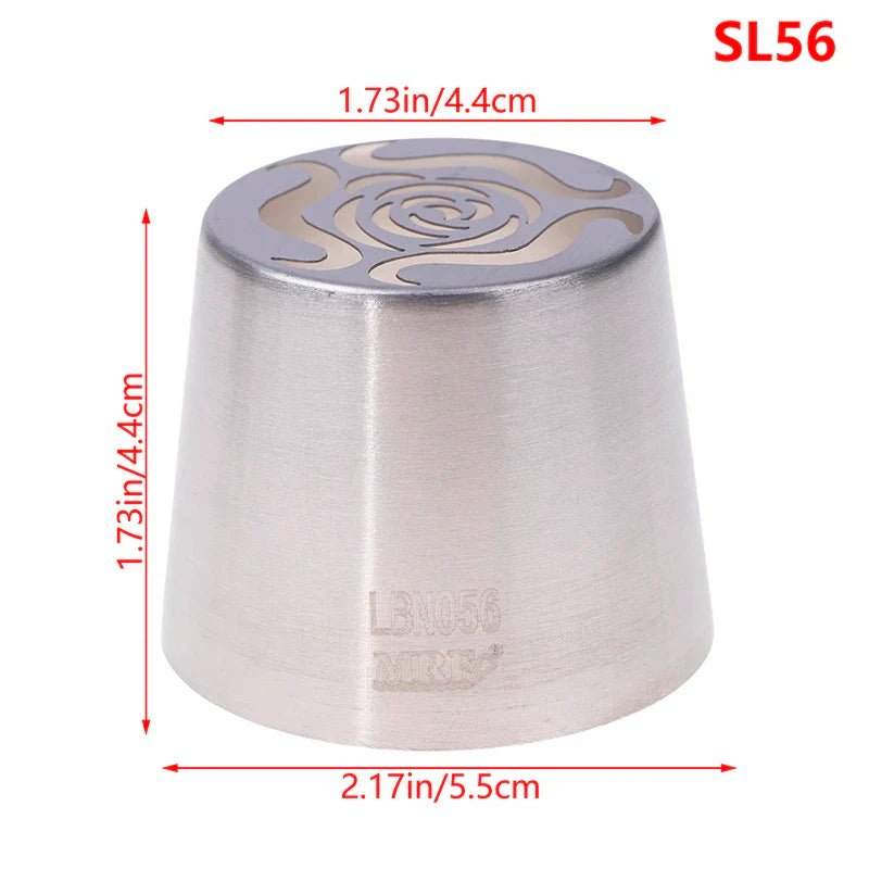 1Pc Stainless Steel Russian Piping Tip | Christmas Cake Icing Nozzle for Cupcake Decorating