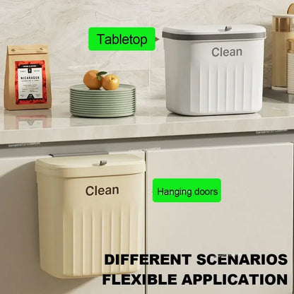 Wall-Mounted Kitchen Trash Can