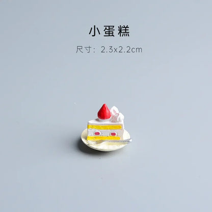 ZAKKA Miniatures Study Bookcase Home Decor Cute Cartoon Cat Retro Desk Gramophone Ornament Crafts Dollhouse Accessories Toy Gift