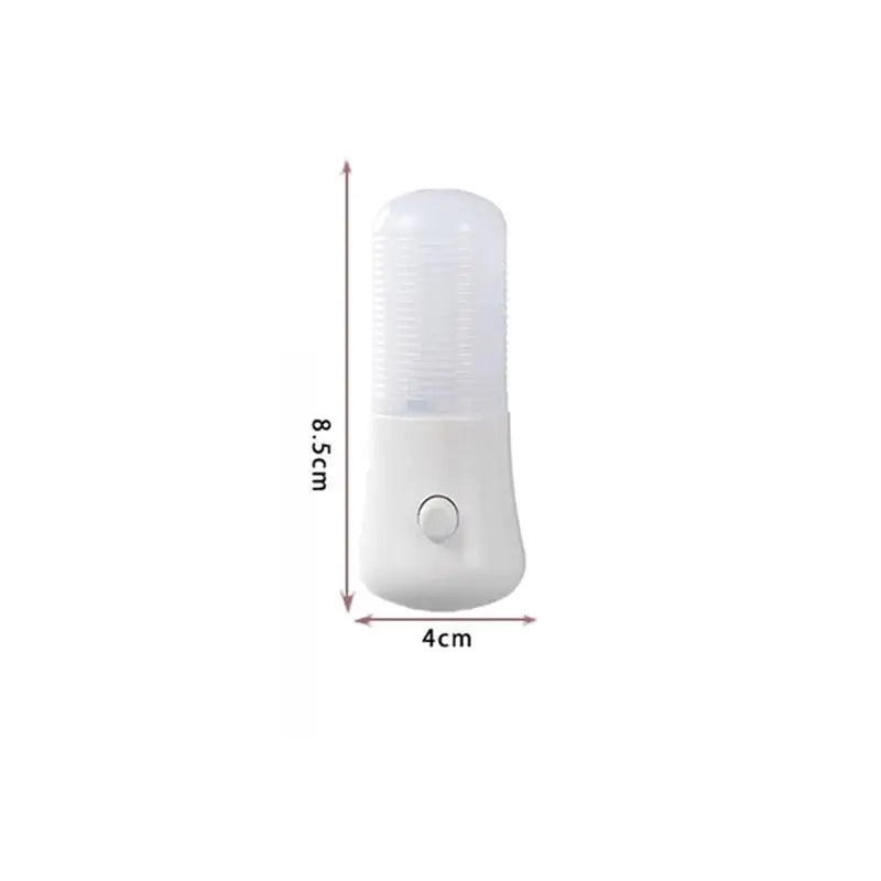 LED Plug In Night Light Warm White Wall Lamp for Kids Bedroom Hallway Stairs