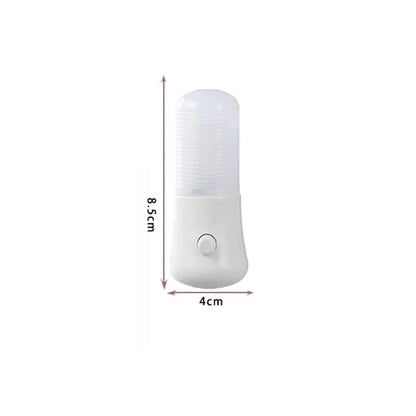 LED Plug In Night Light Warm White Wall Lamp for Kids Bedroom Hallway Stairs