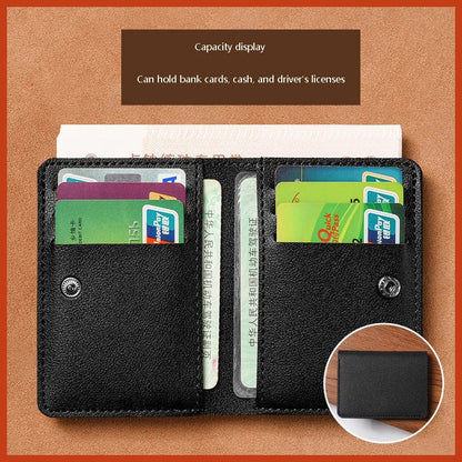 Compact Leather Card Wallet for Men and Women | Minimalist Everyday Carry