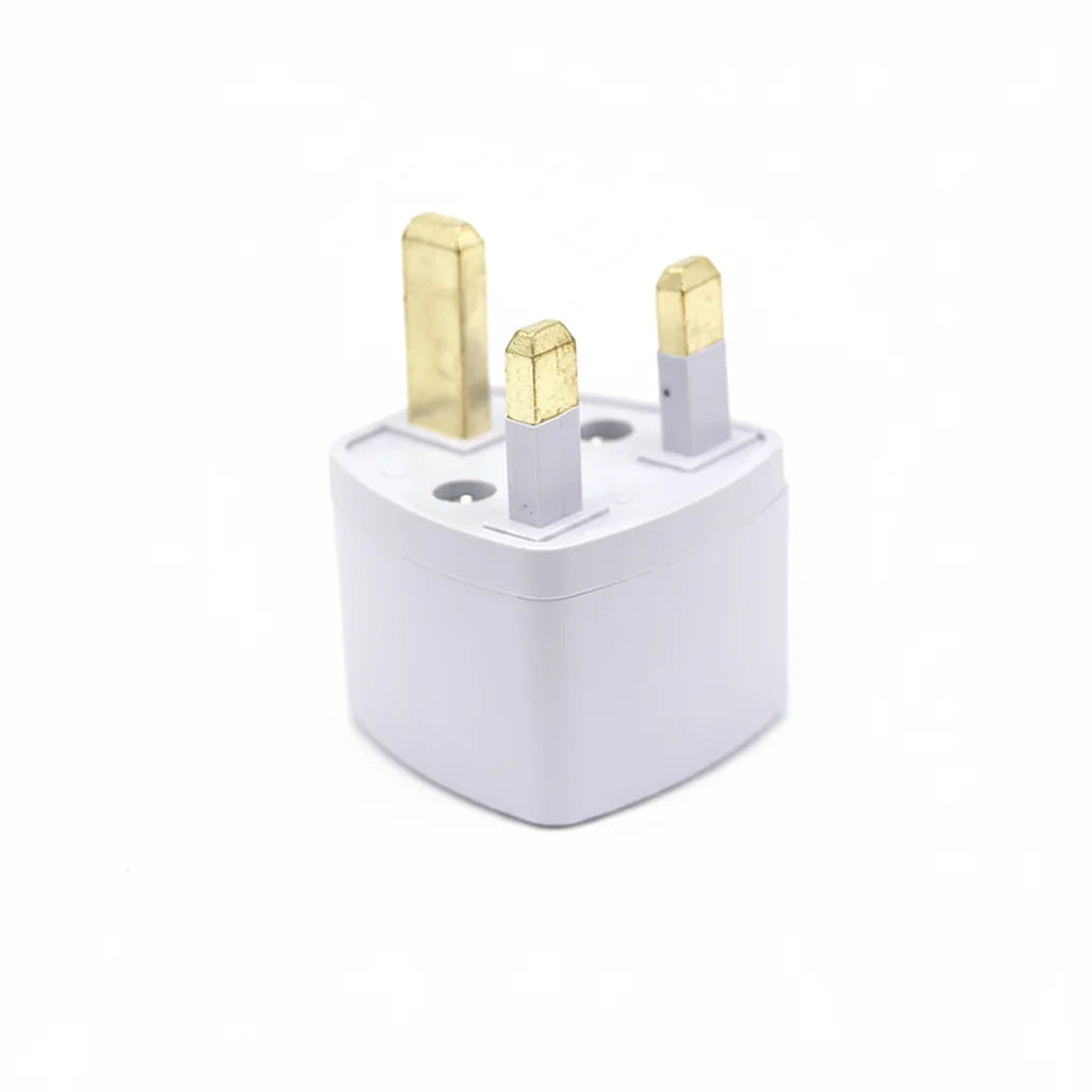 Universal Travel Plug Adapter EU US AU to UK 3 Pin AC Power Converter