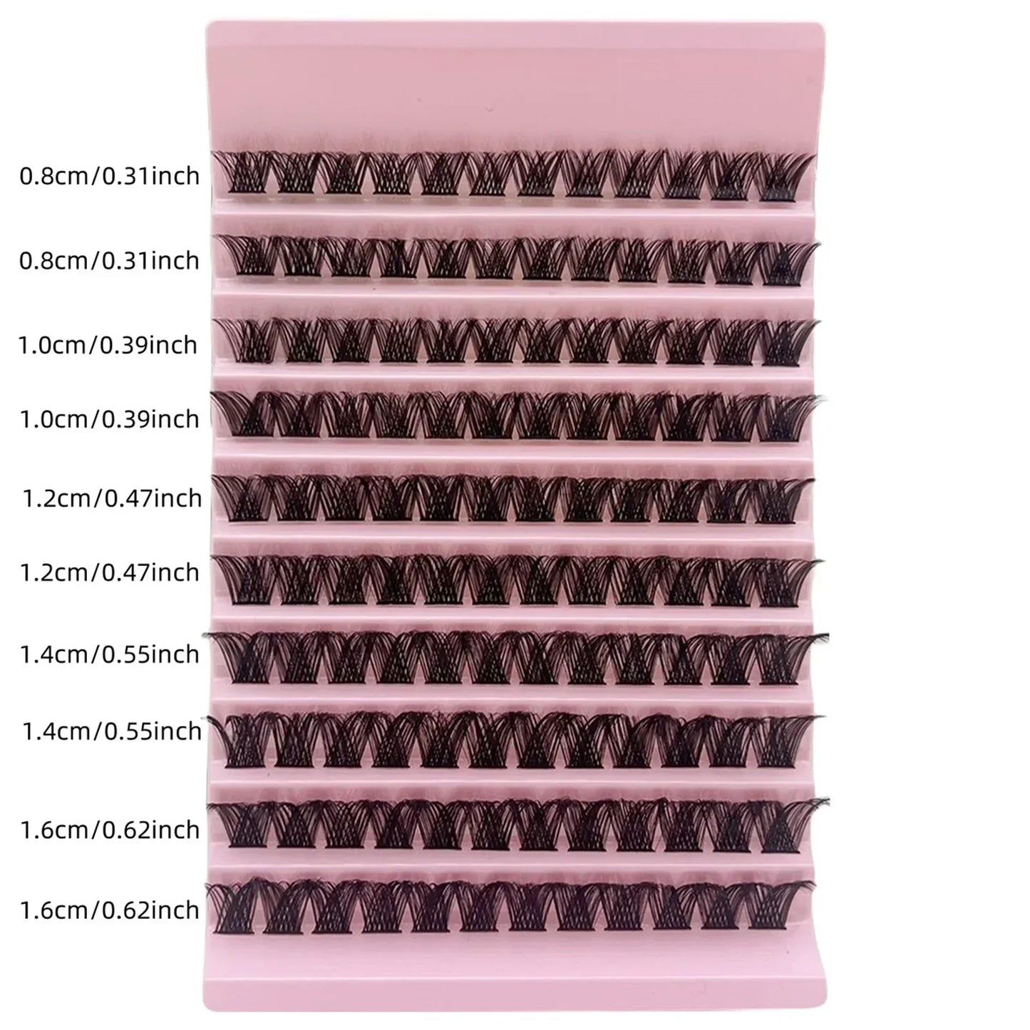Lash Clusters 120pcs | DIY Natural Look D Curl Fluffy Eyelash Extensions