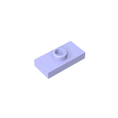 Gobricks PLATE 1X2 W. 1 KNOB | Modified Building Block Compatible with Lego 15573