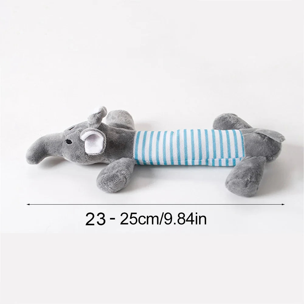 Soft Fleece Squeaky Dog Toy | Gentle Plush Toy for Small and Medium Dogs