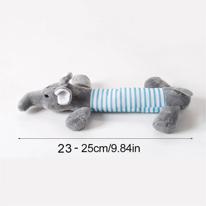 Soft Fleece Squeaky Dog Toy | Gentle Plush Toy for Small and Medium Dogs