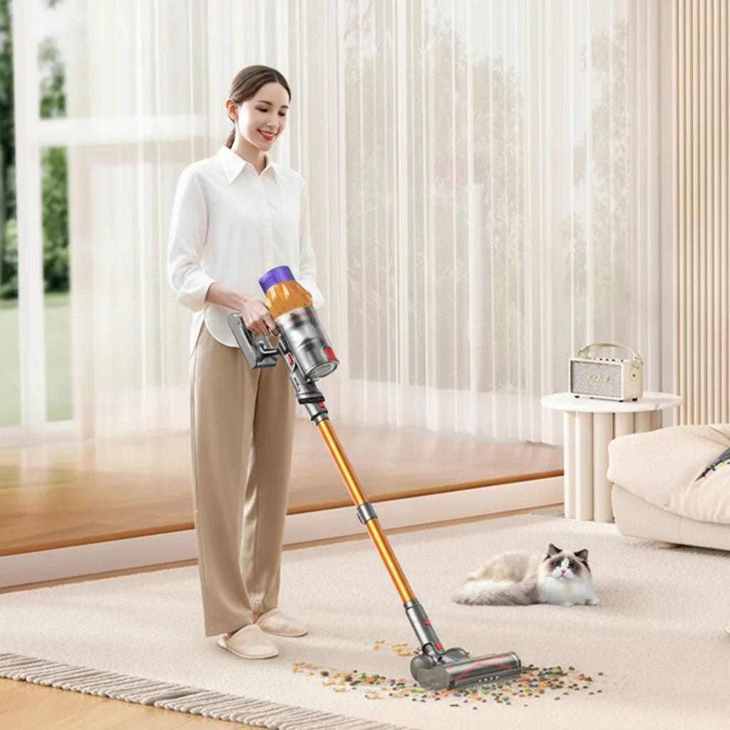 550W Cordless Vacuum Cleaner 45000Pa Powerful Brushless Motor Handheld Home