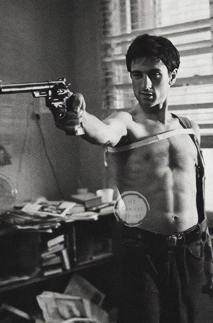 Affiche de film Whiplash/Taxi Driver, impression photographique minimaliste, art cinématographique noir et blanc, musique jazz, film, drame policier, décoration murale