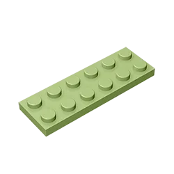Plate 2 x 6 Building Block | Compatible Building Brick for DIY Creations