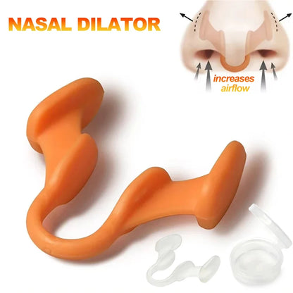 Silicone Nose Clip | Anti Snoring Nasal Dilator for Better Sleep