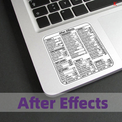 Windows PC Keyboard Shortcut Sticker | Reference Guide for Laptop Desktop