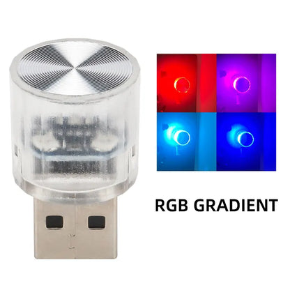 Mini USB RGB Night Light | Interior Ambient LED Decorative Lamp