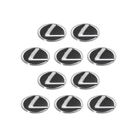 14/15MM Car Remote Key Sticker Aluminum Emblem Decoration Decal For Lexus