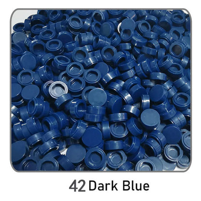 1000Pcs Tile 1x1 Round Building Blocks | 52 Color DIY Educational Creative Toy Set