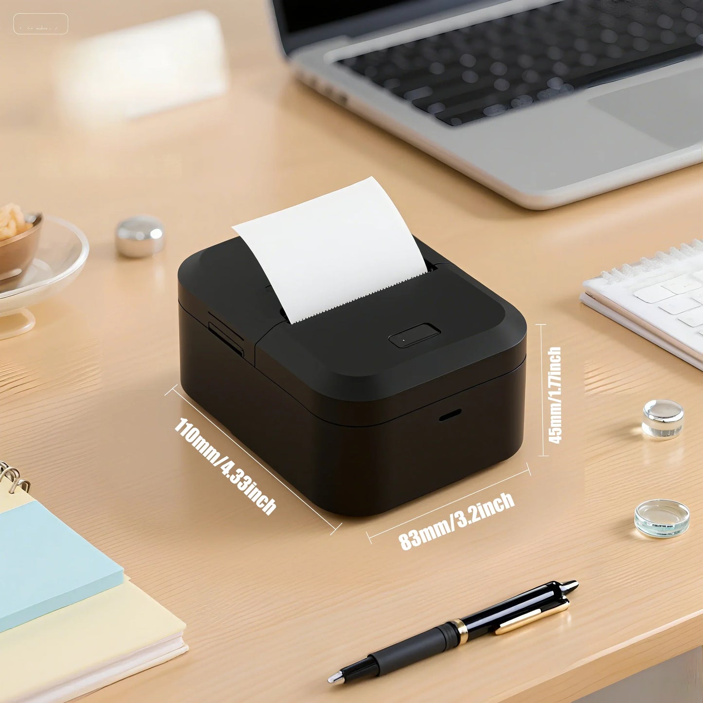 Bluetooth Thermal Label Printer Inkless Mini Sticker Maker for DIY & Gifts