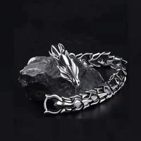 Hip Hop Punk Dragon Bracelet | Unisex Metal Chain Bracelet