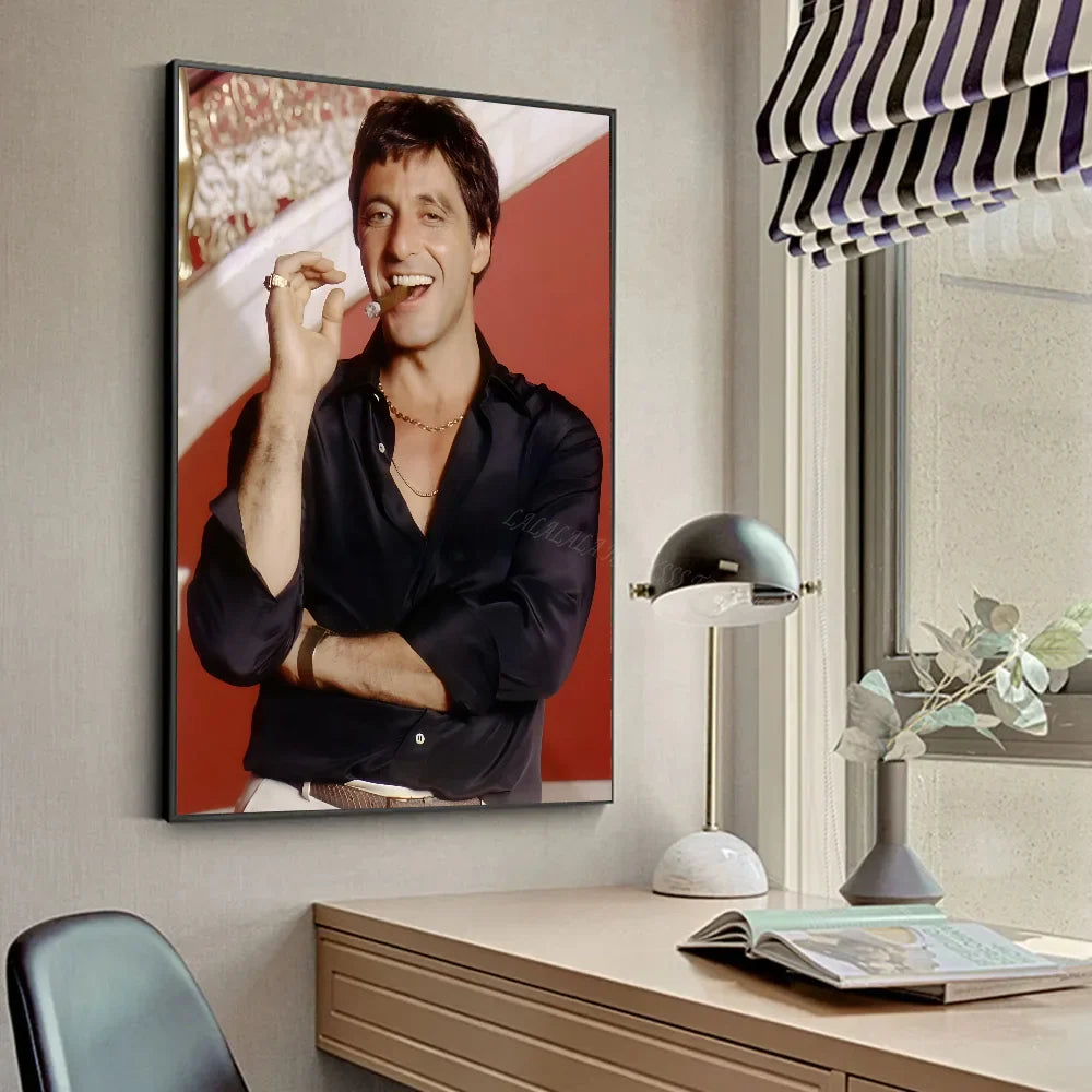 Al Pacino Affiches HD Affiches Maison Chambre Bar Café Décor Art Peinture Murale Photo