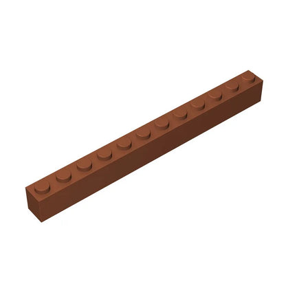 Gobricks GDS-538 Brick 1 x 12 | Compatible Building Block Pieces for DIY Construction