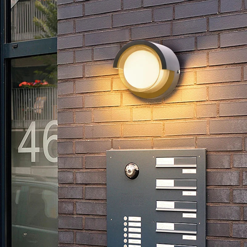 LED Outdoor Waterproof Wall Light – Porch Yard Walkway Lamp for Indoor & Garden
