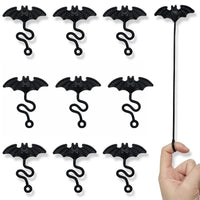 12Pcs Funny Elastic Bat Sticky Toy | Halloween Party Favors and Pinata Fillers for Kids