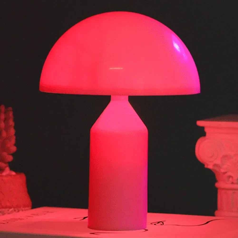 Mushroom LED Table Lamp with Touch Dimming | Rechargeable Bedside Night Light