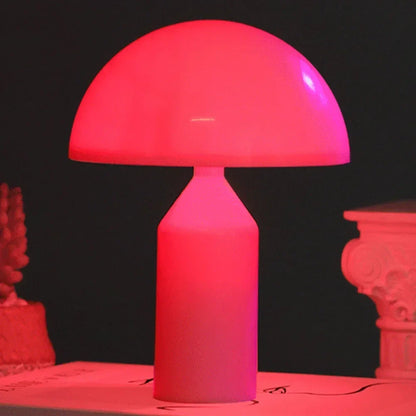 Mushroom LED Table Lamp with Touch Dimming | Rechargeable Bedside Night Light