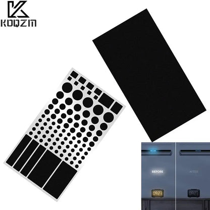 LED Blackout Stickers for Electronics | Dimming Light Blocking Stickers