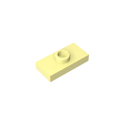 Gobricks PLATE 1X2 W. 1 KNOB | Modified Building Block Compatible with Lego 15573
