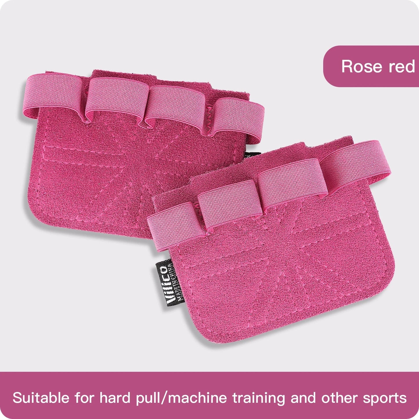 Powerlifting Gym Gloves | Breathable Weightlifting Gloves with Leather Palm Guard for Men and Women