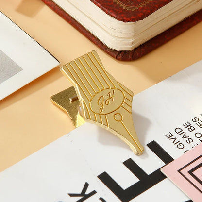 2PCS Metal Nib Binder Clips Bill Binder Clip Foldback Notes Letter File Paper Clip Binding Securing Clip Stationery