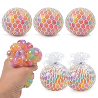 Rainbow Bead Stress Ball | Sensory Fidget Toy for Focus and Relaxation