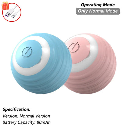 Interactive Smart Cat Toy Ball | Automatic Rolling Ball with Obstacle Avoidance