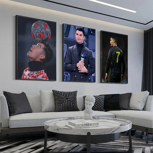 C-Cristiano Ronaldo Poster HD Posters Home Room Bar Cafe Decor Art Wall Painting Picture