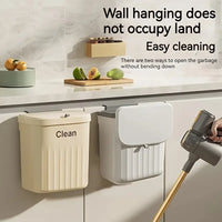 Wall-Mounted Kitchen Trash Can